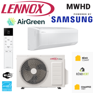 climatiseur lennox 18000 btu